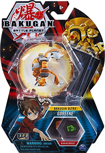 Bakugan Ultra, Goreene, figura de acción coleccionable de 3 pulgadas y tarjeta de trading, para edades de 6 años en adelante