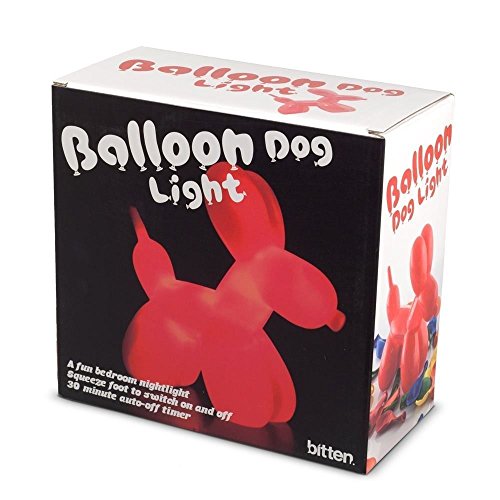 Balloon Dog shaped Lamp - Red Silicone Rubber