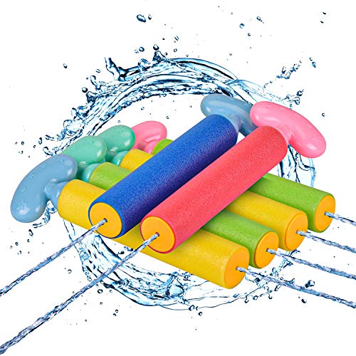 balnore 6 Conjunto Pistola de pulverización de Agua Espuma Coloridas niños Espuma Pistola de Agua Pistola de Agua Pistola de Agua Juguetes para niños para niños y niñas