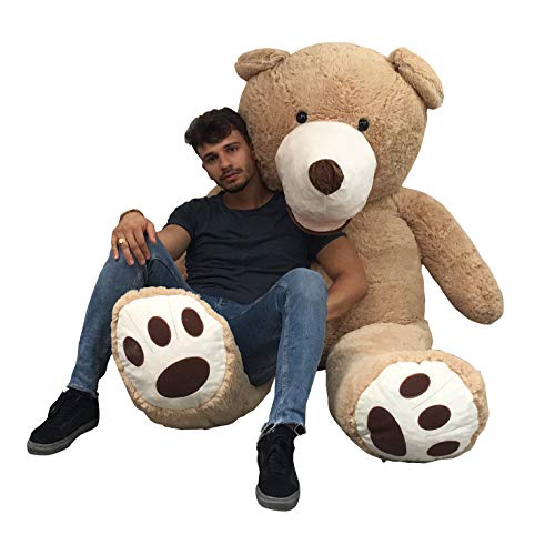 Banabear Orsacchiotto XXL Gigante 200 cm Orso de Peluche Teddy Bear Peluche Morbida, Perfetto per Compleanno, Natale, Giocattolo