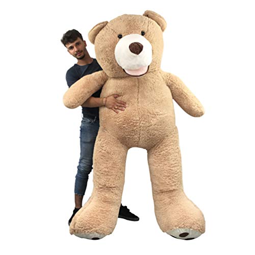 Banabear Orsacchiotto XXL Gigante 200 cm Orso de Peluche Teddy Bear Peluche Morbida, Perfetto per Compleanno, Natale, Giocattolo