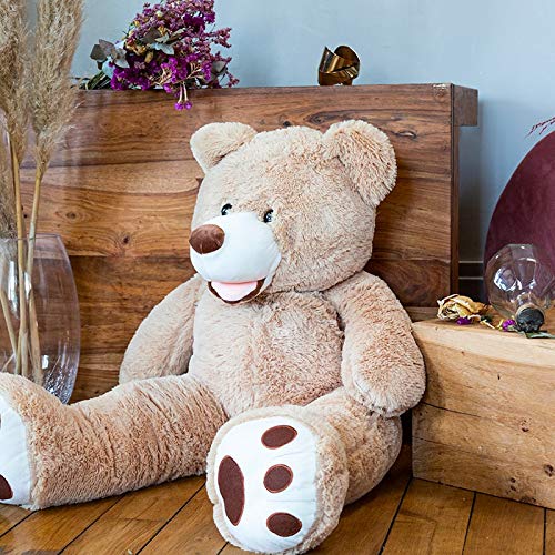 Banabear Osos Gigantes de Peluche 100 cm! Enorme Oso de Pelo Muy Suave, cumpleaños, Navidad, Regalo, Juguete