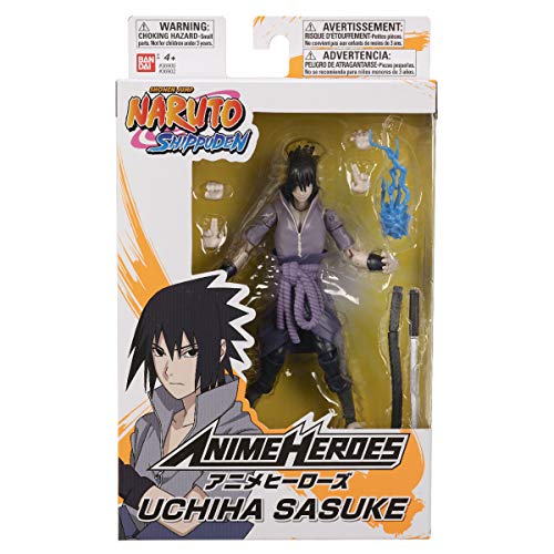 Bandai - 36902 - Anime Heroes-Naruto - Figura de acción de Uchiha Sasuke (15 cm)…