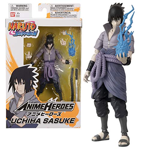 Bandai - 36902 - Anime Heroes-Naruto - Figura de acción de Uchiha Sasuke (15 cm)…