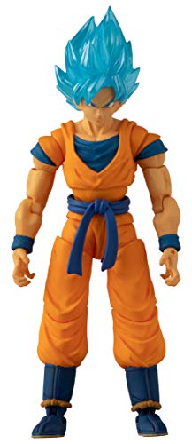 BANDAI 85819 Dragon Ball-12cm Evolucionar Figura Triple Pack Broly, Vegeta y Super Saiyan Goku