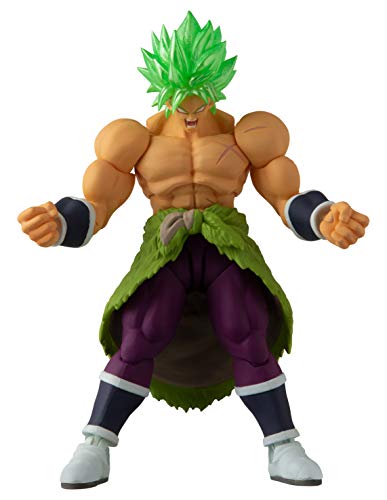 BANDAI 85819 Dragon Ball-12cm Evolucionar Figura Triple Pack Broly, Vegeta y Super Saiyan Goku