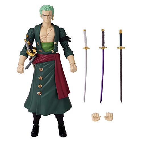 Bandai – Anime Heroes – One Piece – Figura de Anime Heroes 17 cm – Roronoa Zoro – 36932