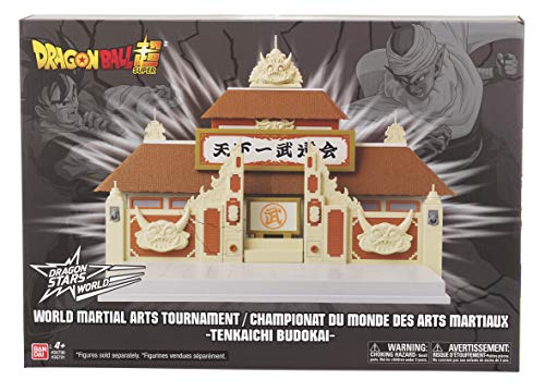 Bandai Dragon Ball Super Tenkaichi Budokai Playset - Etapa del Torneo Mundial de Artes Marciales