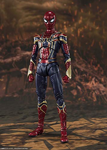 Bandai Hobby, Tamashii Nations Avengers: Endgame S.H. Figuarts Action Figure Iron Spider (Final Battle) 15 cm, Multicolor