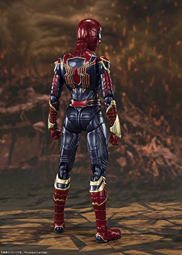 Bandai Hobby, Tamashii Nations Avengers: Endgame S.H. Figuarts Action Figure Iron Spider (Final Battle) 15 cm, Multicolor