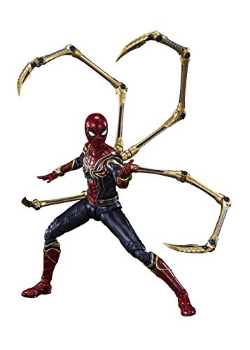 Bandai Hobby, Tamashii Nations Avengers: Endgame S.H. Figuarts Action Figure Iron Spider (Final Battle) 15 cm, Multicolor