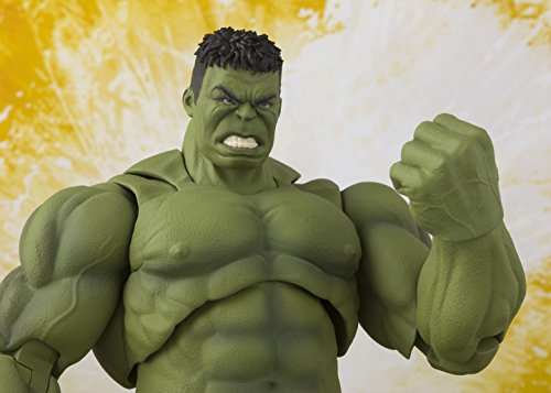 BANDAI- Hulk Figura 21 Cm Marvel Avengers Infinity War S.H.Figuarts, Multicolor (BDIMV551085)