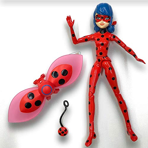 Bandai - Miraculous - Minimuñeca - Ladybug - Muñeca articulada de 12 cm con Sus Accesorios - P50401