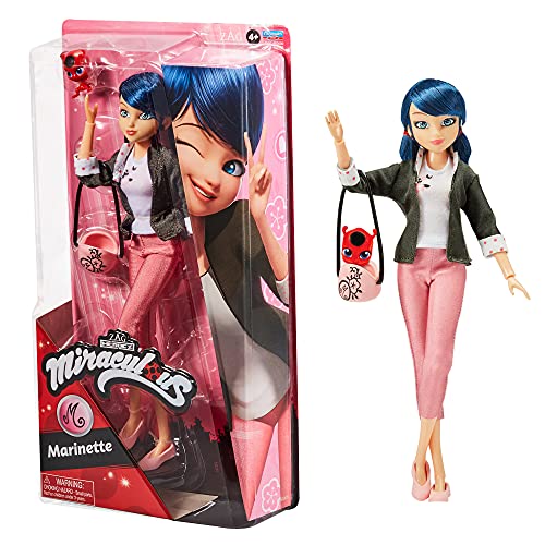 Bandai - Miraculous - Muñeca - Marinette - Muñeca articulada de 26 cm - P50005