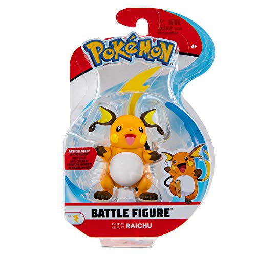 Bandai Pokémon WT0129 - Figura articulada de Pokémon de Battle Figure de Raichu (8 cm)