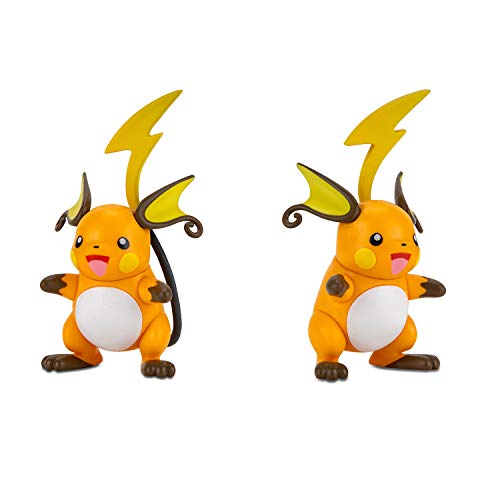 Bandai Pokémon WT0129 - Figura articulada de Pokémon de Battle Figure de Raichu (8 cm)