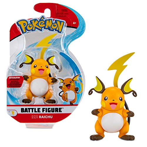 Bandai Pokémon WT0129 - Figura articulada de Pokémon de Battle Figure de Raichu (8 cm)