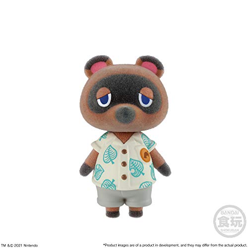 Bandai Shokugan – Animal Crossing: New Horizons Villager Flocado Doll Collection Figura 7pc Set de Regalo