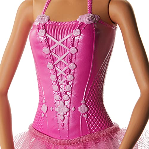 Barbie- Bailarina de Ballet Rubia Muñeca Niños +3 Años (Mattel GJL59)