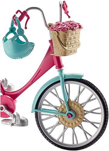 Barbie Bicicleta, accesorios muñeca barbie (Mattel DVX55)