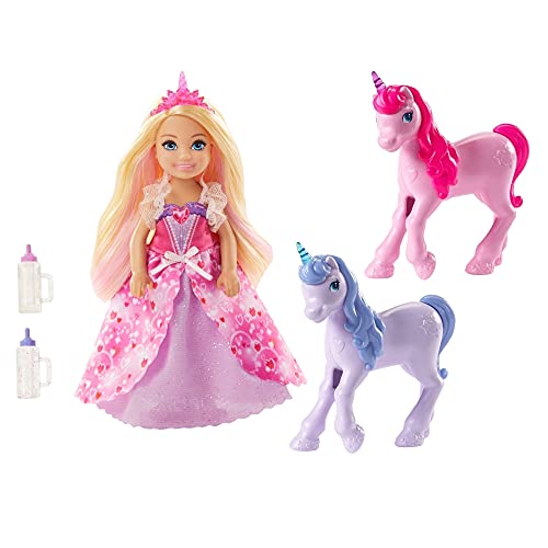 Barbie Dreamtopia Chelsea con unicornios (Mattel GJK17)