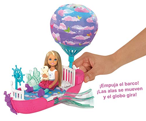 Barbie- Dreamtopia Magical Dreamboat Mágico de Chelsea, Multicolor (Mattel DWP59)