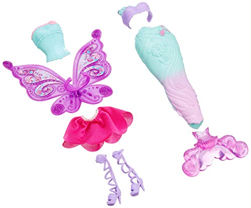 Barbie Dreamtopia, muñeca fiesta de disfraces princesa, sirena y hada, regalo para niñas y niños 3-9 años (Mattel DHC39)