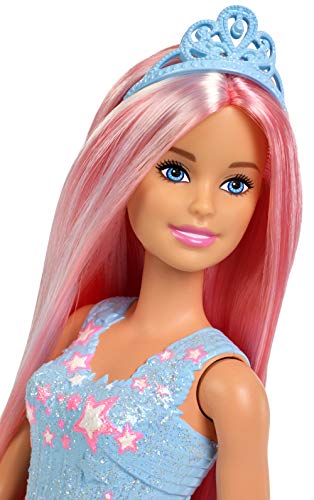 Barbie Dreamtopia Muñeca Peinados Rubia con accesorios, regalo para niñas y niños 3-9 años (Mattel FXR94) , color/modelo surtido