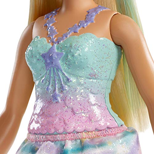 Barbie Dreamtopia - Muñeca Princesa rubia con conjunto de arociris (Mattel FXT14) , color/modelo surtido