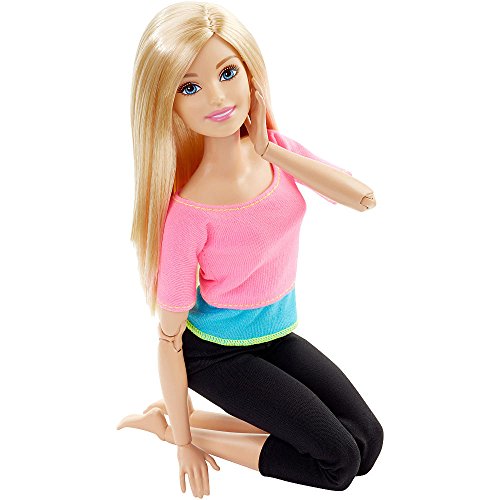 Barbie Fashionista Made to Move, Muñeca articulada top color rosa, juguete +3 años (Mattel DHL82)