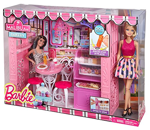 Barbie Life in the Dreamhouse Malibu Ave Bakery and Doll Playset