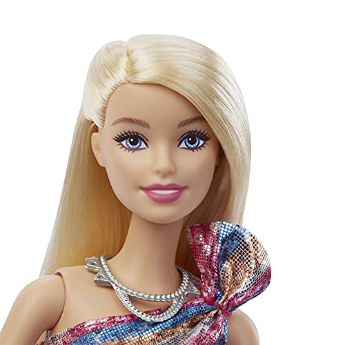 Barbie Malibú Muñeca rubia con guitarra de juguete y accesorios de música, regalo para niñas y niños +3 años (Mattel GYJ23)