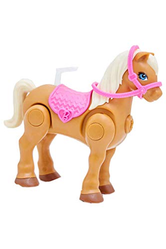 Barbie Mattel On The Go - Minimuñecas y caballo con movimiento