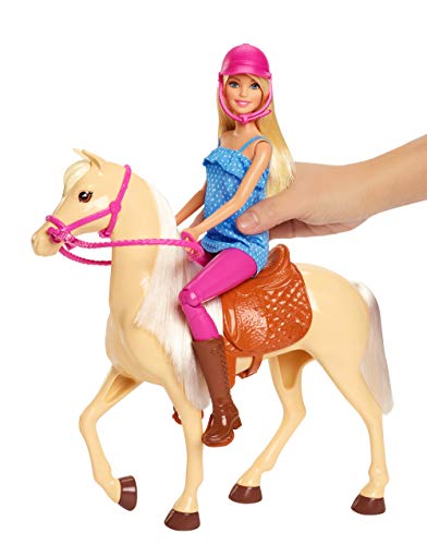 Barbie Muñeca con caballo de juguete + 3 años (Mattel FXH13)