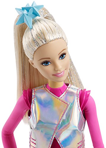 Barbie - Muñeca Fashion, Mascota voladora Aventura en el Espacio (Mattel DWD24)