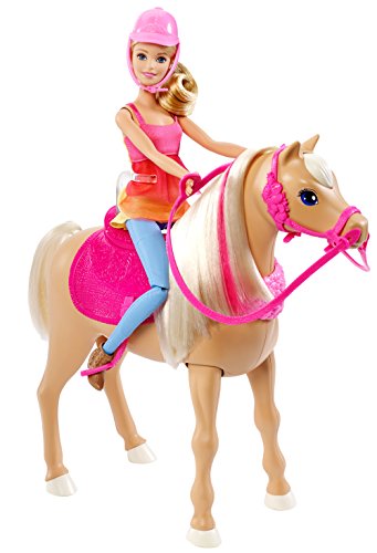 Barbie - Muñeca Fashion y su Caballo bailarín (Mattel DMC30)