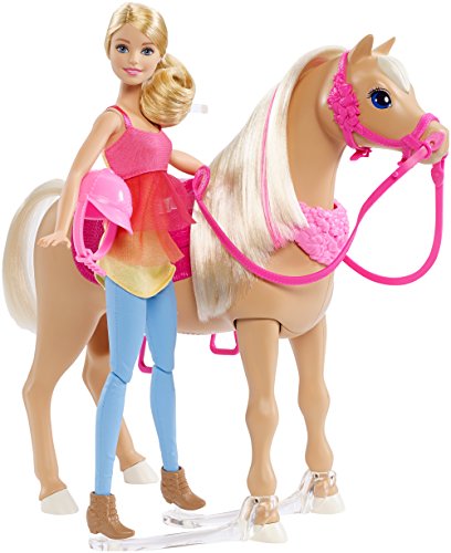 Barbie - Muñeca Fashion y su Caballo bailarín (Mattel DMC30)