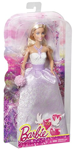 Barbie - Muñeca, Traje de Novia, Color Blanco (Mattel DHC35)