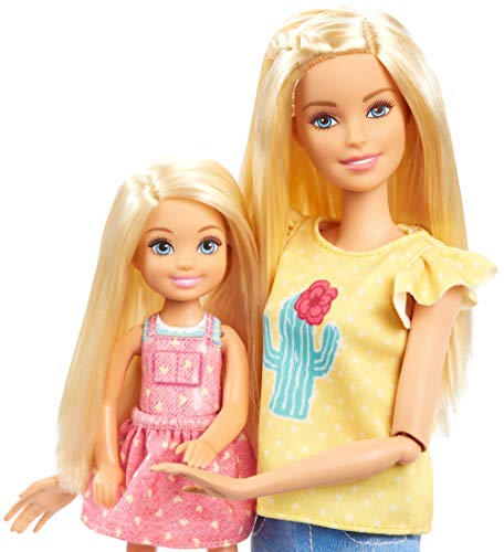 Barbie - Muñecas Barbie y Chelsea con caballos y accesorios, regalo para niñas y niños 3-9 años (Mattel FXH15), Embalaje estándar