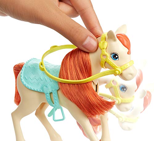 Barbie - Muñecas Barbie y Chelsea con caballos y accesorios, regalo para niñas y niños 3-9 años (Mattel FXH15), Embalaje estándar