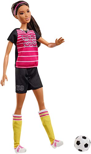 Barbie Quiero Ser Atleta - Muñeca 60 aniversario con accesorios (Mattel GFX26)