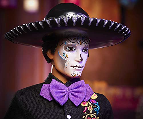 Barbie Signature Ken Día de Muertos, muñeco de colección de juguete (Mattel GXL26)