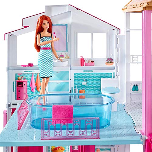 Barbie Supercasa, Casa de muñecas con accesorios (Mattel DLY32)