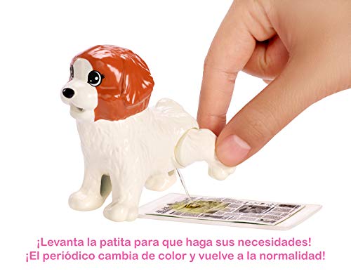 Barbie y su guardería de perritos, muñeca con mascotas y accesorios (Mattel FXH08)