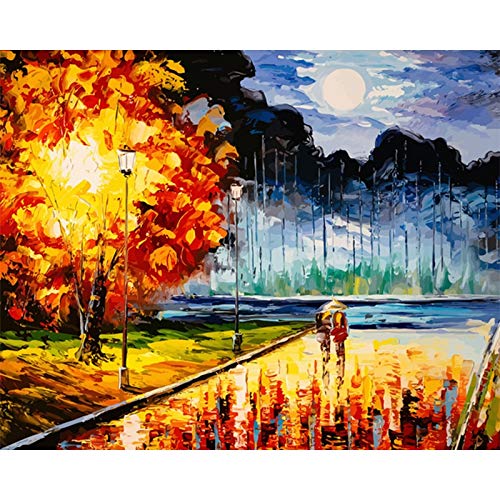 Barco de pesca diy pintura por números kits de pintura pintura al óleo por números en lienzo para pintar cuadros de arte de pared enmarcados A22 60x75cm