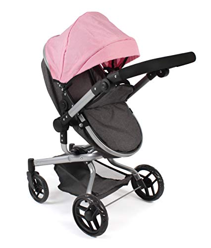 Bayer Chic 2000-Carrito para muñecas Yolo color rosa. (593 86)