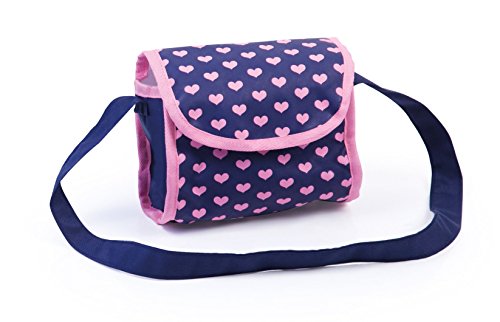 Bayer Design 13052Aa, Cochecito, Carro Muñecas Trendy, Combolsa, Plegable, Ajustable, Azul, Rosa, Color, 68 X 67 X 41 Cm