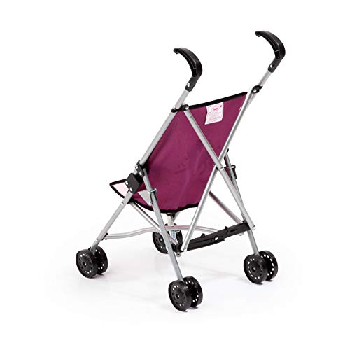 Bayer Design- Buggy para muñecas, plegable, con cintura, Color rosa con unicornio (30537AA)