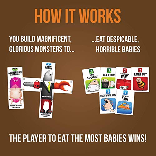 Bears vs Babies Juego: A Card Game from The Creators of Exploding Kittens En Inglés