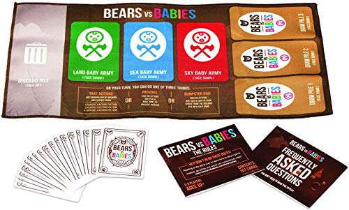 Bears vs Babies Juego: A Card Game from The Creators of Exploding Kittens En Inglés